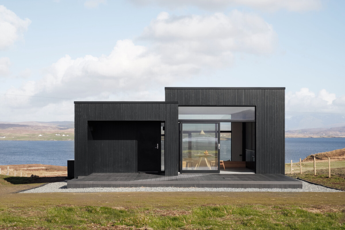 Black H cabin in Scotland